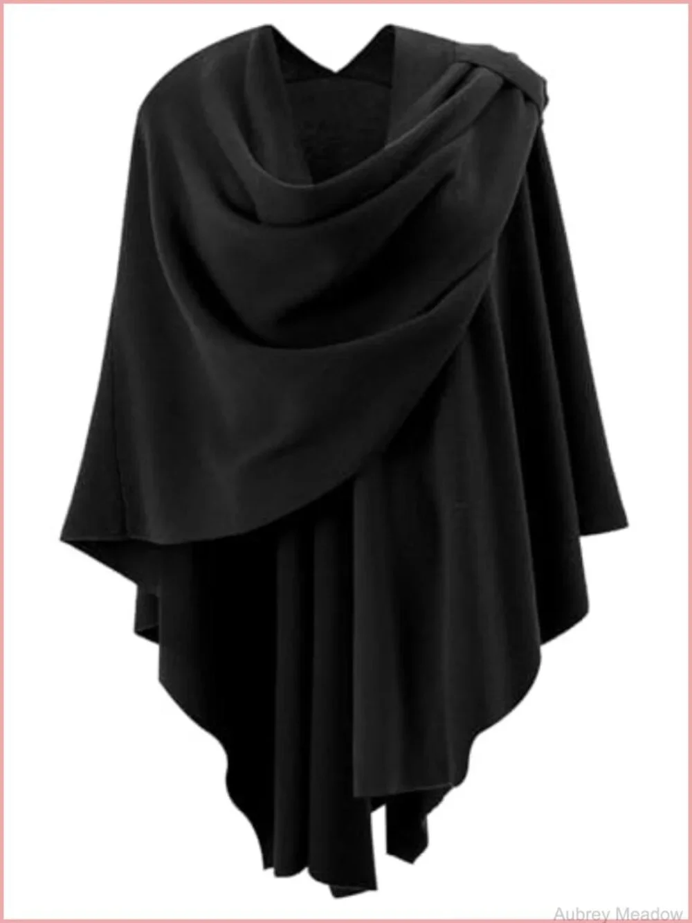 Elegant Women's Poncho Shawl Wrap Sleeveless Classic Grace